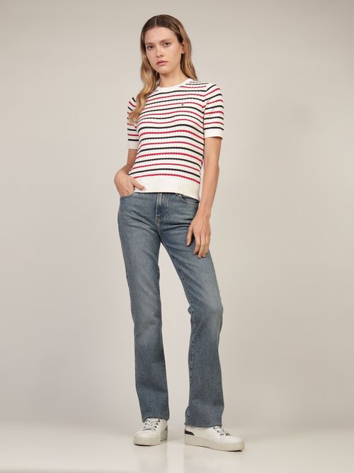 Jeans-de-Corte-Bootcut-con-Acabado-Deslavado-Mujer-Tommy-Hilfiger-WW0WW42213-1A6