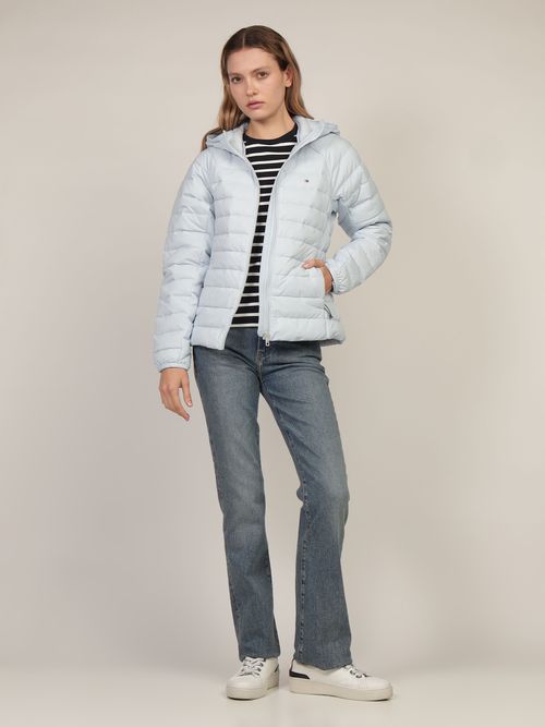 Chamarra-de-Corte-Regular-con-Acabado-Acolchado-Mujer-Tommy-Hilfiger-WW0WW42350-C1O