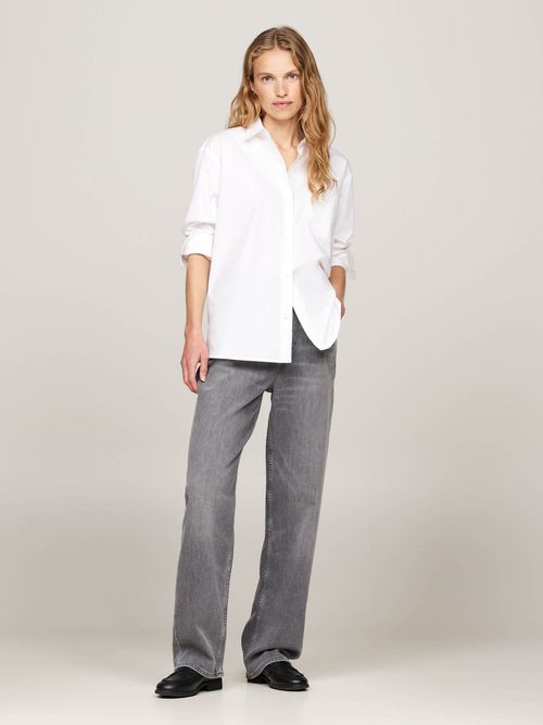 Vaqueros-amplios-rectos-y-destenidos-de-talle-alto-de-mujer-Tommy-Hilfiger-WW0WW42795-1CF