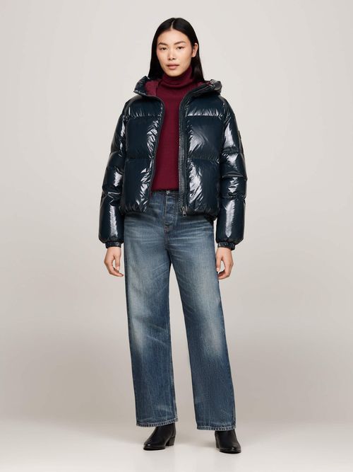 Chamarra-brillante-de-plumon-de-mujer-Tommy-Hilfiger-WW0WW43523-POM