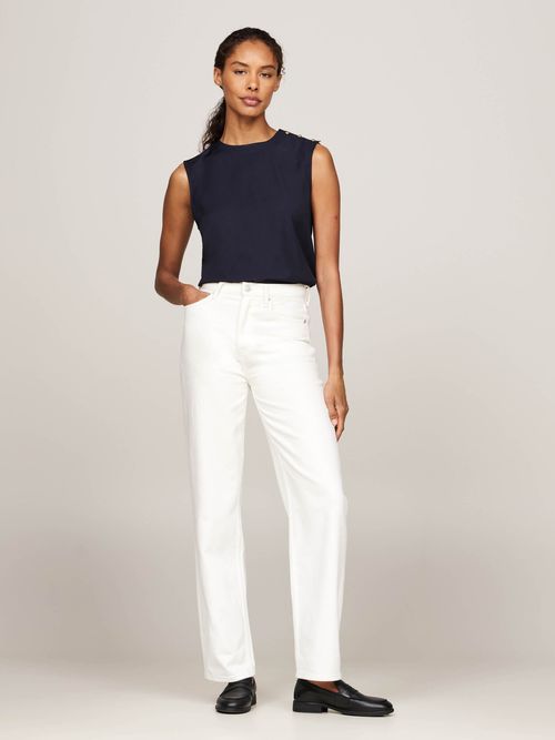 Playera-sin-mangas-con-botones-en-relieve-de-mujer-Tommy-Hilfiger-WW0WW43566-DW5