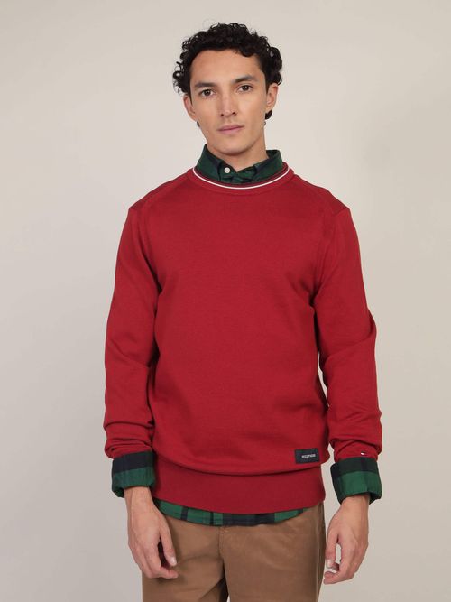 Sueter-con-Franjas-Distintivas-de-Hombre-Tommy-Hilfiger-MW0MW35474-XM0