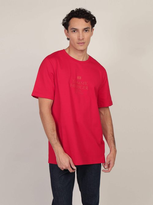 Playera-de-Corte-Regular-1985-con-Logo-de-Hombre-Tommy-Hilfiger-MW0MW36496-XLG