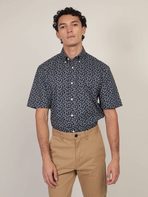 Camisa-de-Corte-Regular-con-Estampado-de-Flores-Hombre-Tommy-Hilfiger-MW0MW36890-0GY