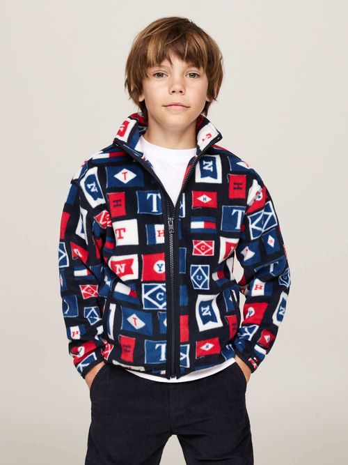 Chamarra-de-tejido-polar-con-cremallera-de-niño-Tommy-Hilfiger-KB0KB09378-0GY