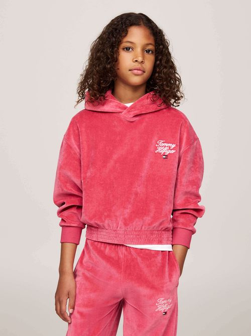 Sudadera-con-capucha-en-velour-de-niña-Tommy-Hilfiger-KG0KG08192-XI0