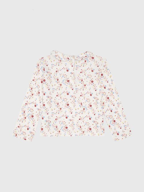Blusa-de-Corte-Regular-con-Flores-Nina-Tommy-Hilfiger-KN0KN01884-0K6