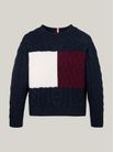 Sueter-de-punto-trenzado-color-block-de-niño-Tommy-Hilfiger-KB0KB09251-DW5