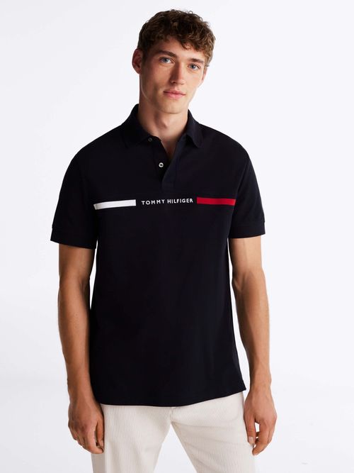 Polo-con-logo-en-el-pecho-de-corte-regular-de-hombre-Tommy-Hilfiger-MW0MW38130-DW5