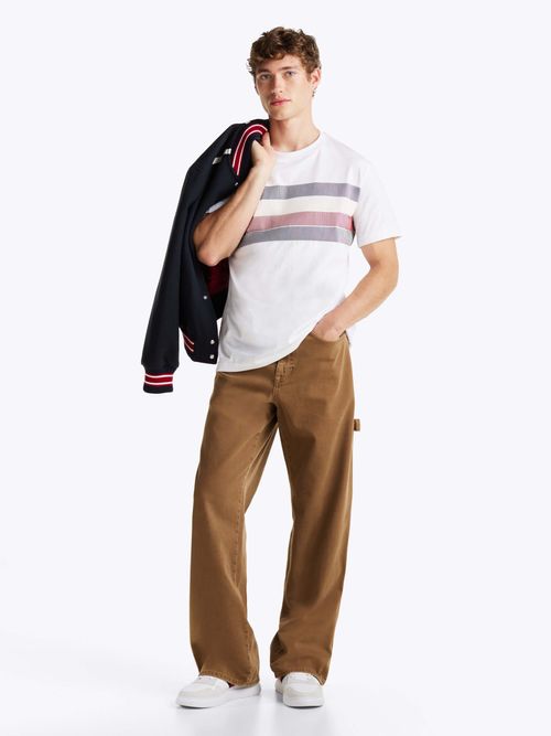 Playera-de-corte-amplio-con-logo-sombreado-de-Hombre-de-Tommy-Hilfiger-MW0MW36456-YBR