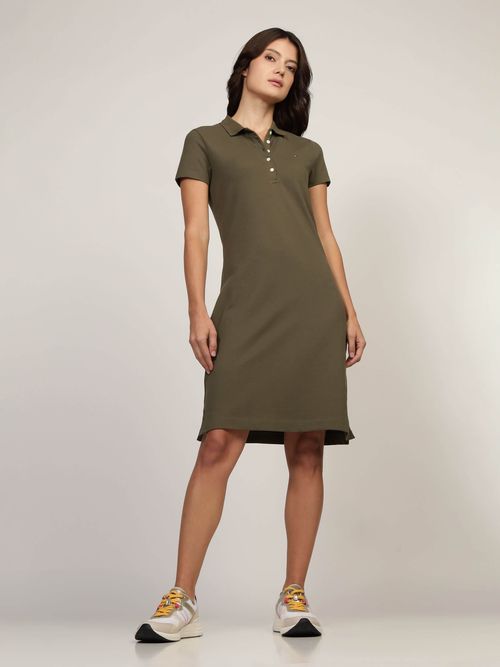 Vestido-tipo-polo-de-corte-slim-de-mujer-Tommy-Hilfiger-76J4866-RBN