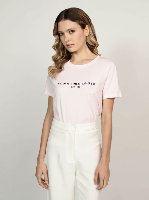 Playera-de-cuello-redondo-con-logo-en-el-pecho-de-mujer-Tommy-Hilfiger-76J4878-TOG