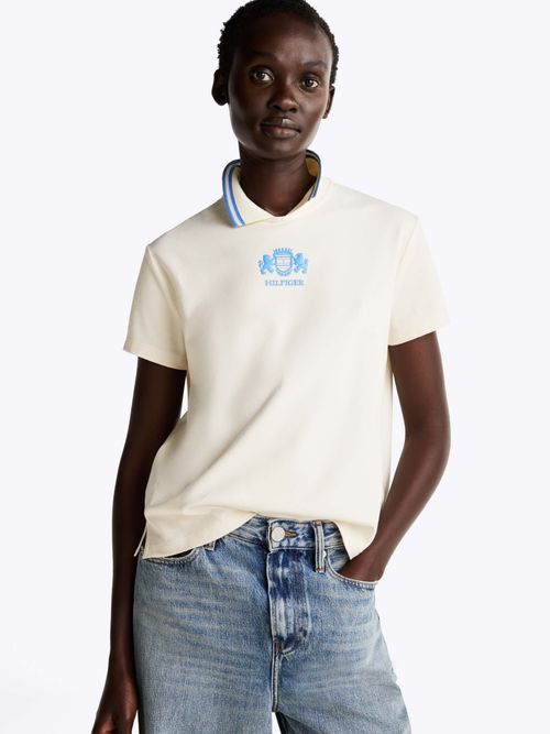 Polo-con-cierre-trasero-de-lagrima-de-mujer-Tommy-Hilfiger-WW0WW43929-AEF