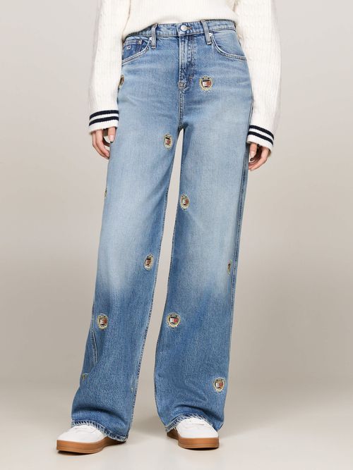 Jeans-Betsy-de-talle-medio-y-Pierna-ancha-de-mujer-Tommy-Jeans-DW0DW19663-1a5