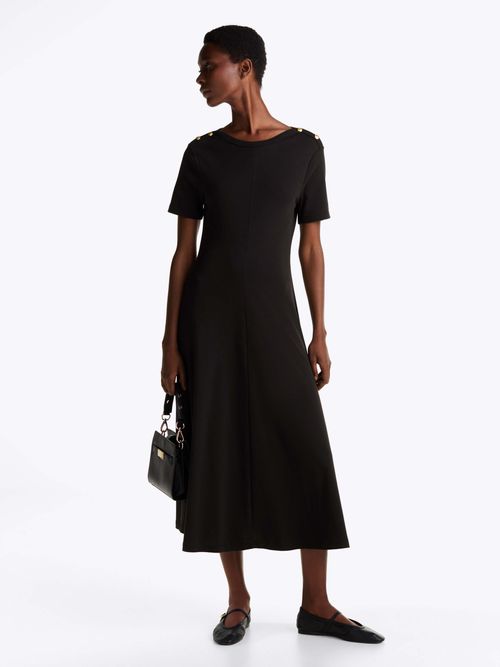 Vestido-midi-con-vuelo-de-mujer-Tommy-Hilfiger-WW0WW43838-BDS