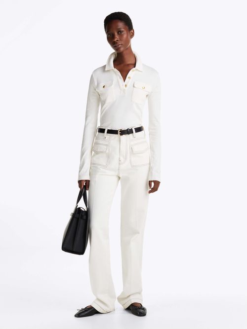 Polo-slim-de-manga-larga-de-mujer-Tommy-Hilfiger-WW0WW45308-Z00