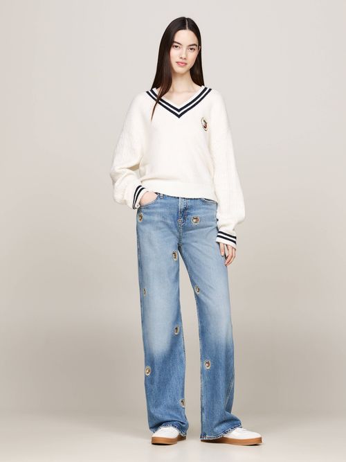 Jeans-Betsy-de-talle-medio-y-Pierna-ancha-de-mujer-Tommy-Jeans-DW0DW19663-1a5