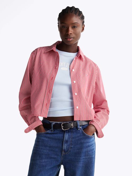 Camisa-cropped-amplia-de-rayas-de-mujer-Tommy-Jeans-DW0DW19354-0EZ