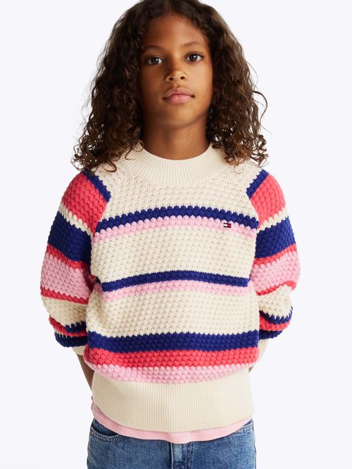Sueter-con-rayas-de-colores-de-nina-Tommy-Hilfiger-KG0KG08264-0AA