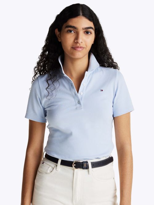 Polo-slim-con-logo-bordado-1985-Collection-de-mujer-Tommy-Hilfiger-WW0WW43225-C1O
