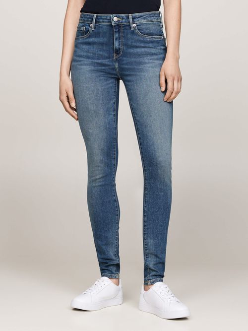 Jeans-Como-cenidos-de-talle-medio-y-destenidos-de-mujer-Tommy-Hilfiger-WW0WW44120-1A5