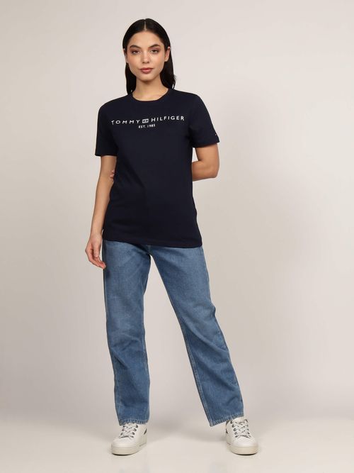 Playera-de-cuello-redondo-con-logo-de-mujer-Tommy-Hilfiger-WW0WW40276-C1G