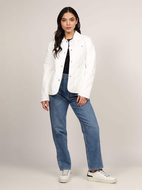 Chamarra-acolchonada-con-logo-de-mujer-Tommy-Hilfiger-WW0WW45221-YBL