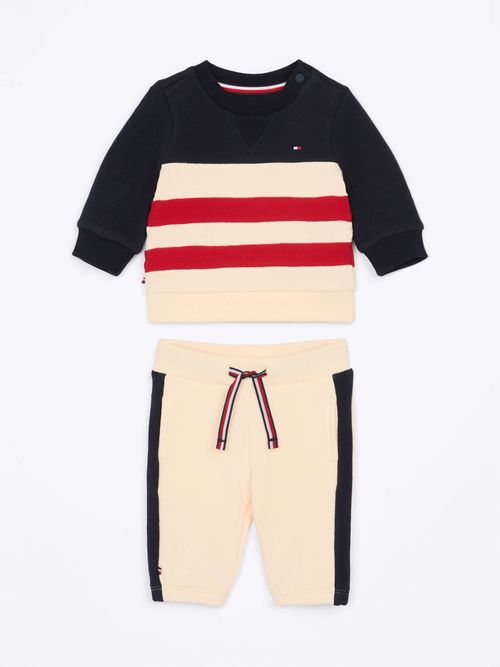 Conjunto-de-2-piezas-colorblock-de-ninos-unisex-Tommy-Hilfiger-KN0KN01979-AEF
