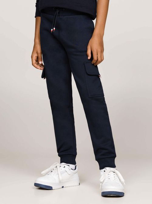Joggers-de-felpa-con-bolsillos-cargo-de-nino-Tommy-Hilfiger-KB0KB09239-DW5