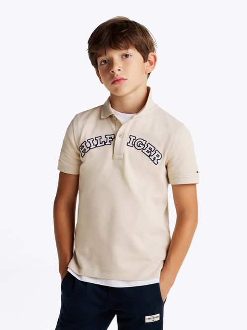 Polo-de-corte-regular-con-monotipo-Hilfiger-de-nino-Tommy-Hilfiger-KB0KB09391-aCI