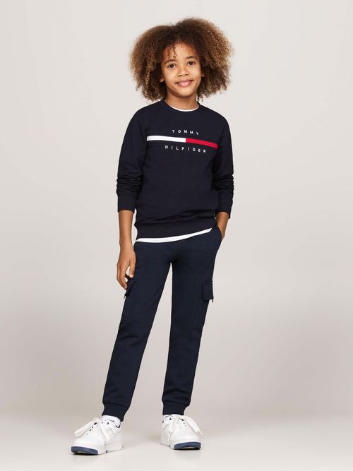 Joggers-de-felpa-con-bolsillos-cargo-de-nino-Tommy-Hilfiger-KB0KB09239-DW5