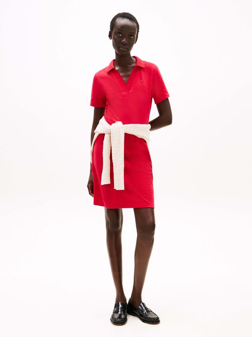 Vestido-tipo-polo-con-cuello-de-pico-abierto-de-mujer-Tommy-Hilfiger-WW0WW42567-XLG