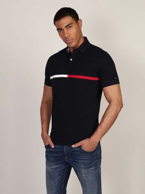 Polo-de-Corte-Regular-con-Logo-en-Pecho-de-Hombre-Tommy-Hilfiger-78JB117-FAP