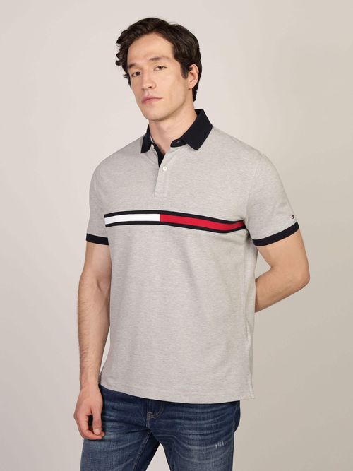Polo-de-Corte-Regular-con-Logo-en-Pecho-de-Hombre-Tommy-Hilfiger-78JB117-P8F