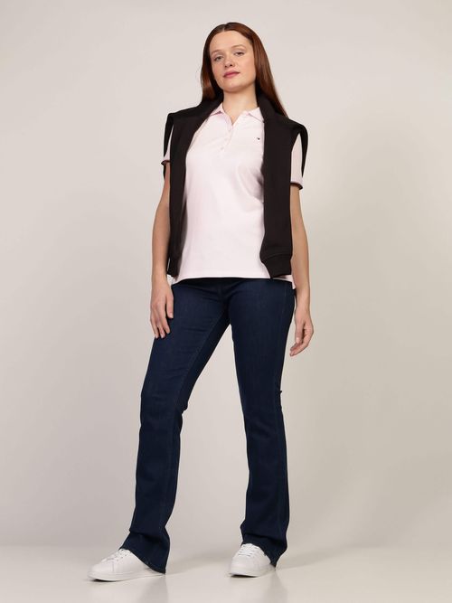 Polo-de-Corte-Classic-con-Logo-Bordado-de-Mujer-Tommy-Hilfiger-76J5170-8Z6