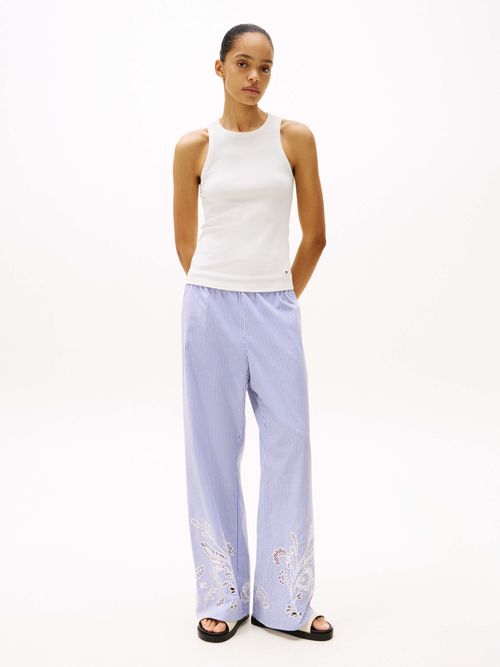 Playera-de-punto-elastico-sin-mangas-de-mujer-Tommy-Hilfiger-WW0WW38635-YBL