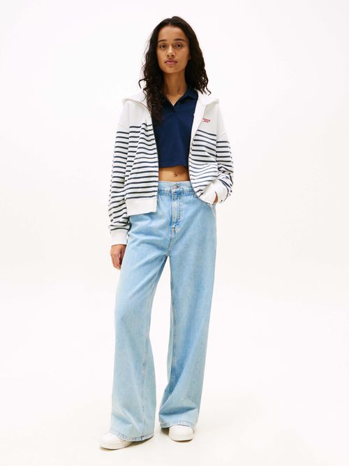 Sudadera-con-cierre-y-franjas-destintivas-de-mujer-Tommy-Jeans-DW0DW20303-0FC