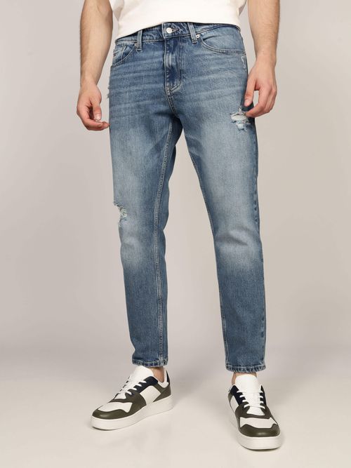 Jeans-de-Corte-Slim-Logo-Bordado-de-Hombre-Tommy-Jeans-DM0DM21333-1A5