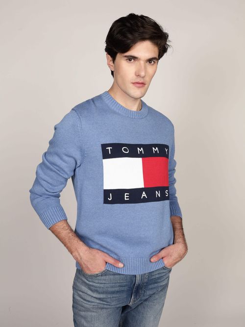 Sueter-de-melange-con-logo-de-Tommy-DM0DM21338-DSF