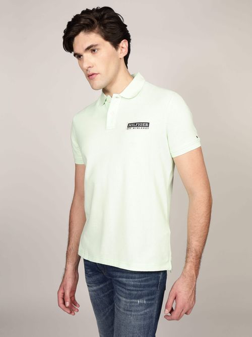 Polo-con-parche-Hilfiger-de-hombre-Tommy-Hilfiger-MW0MW38490-LXY