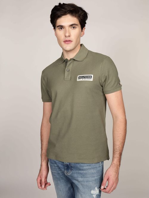 Polo-con-parche-Hilfiger-de-hombre-Tommy-Hilfiger-MW0MW38490-PLI
