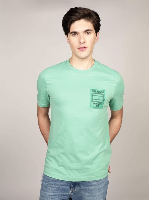 Playera-de-cuello-redondo-con-parche-de-hombre-Tommy-Hilfiger-MW0MW38634-L3J