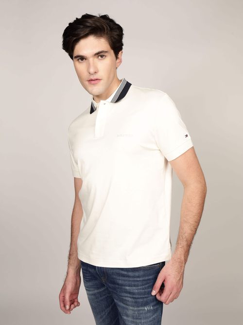 Polo-con-franjas-distintivas-en-el-cuello-de-hombre-Tommy-Hilfiger-MW0MW39938-Z00