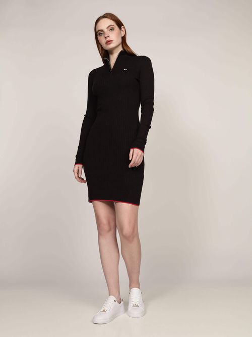 Vestido-con-Logo-Bordado-de-Mujer-Tommy-Jeans-DW0DW19490-BDS