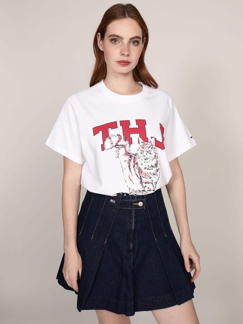 Playera-con-logo-estampado-de-Mujer-Tommy-Jeans-DW0DW20562-YAD