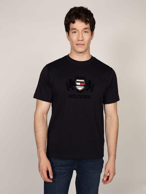 Playera-con-Escudo-Bordado-de-Hombre-Tommy-Hilfiger-MW0MW37784-DW5