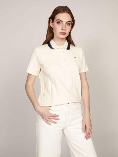 Polo-con-Logo-Bordado-de-Mujer-Tommy-Hilfiger-WW0WW43925-AEF