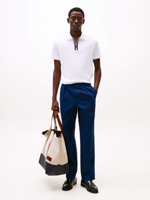 Polo-de-corte-regular-con-cremallera-de-hombre-Tommy-Hilfiger-MW0MW38487-YBR