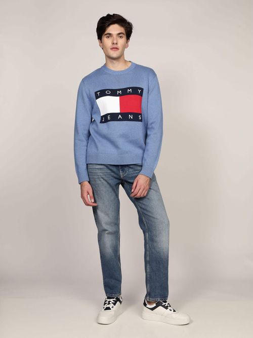 Sueter-de-melange-con-logo-de-Tommy-DM0DM21338-DSF