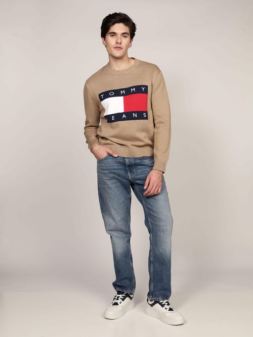 Sueter-de-melange-con-logo-de-Tommy-DM0DM21338-HEF